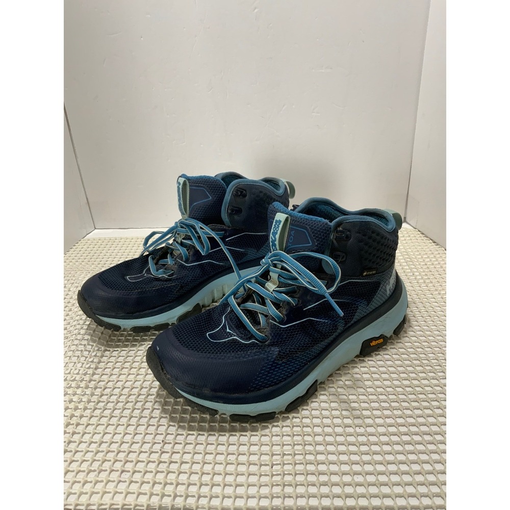 Hoka One One Toa GTX US Womens size 9 Blue outdoors hiking Outdoorsโ walking